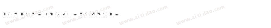 EtBt7001-z0xa字体转换