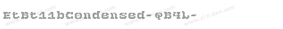 EtBt11bCondensed-qB4l字体转换