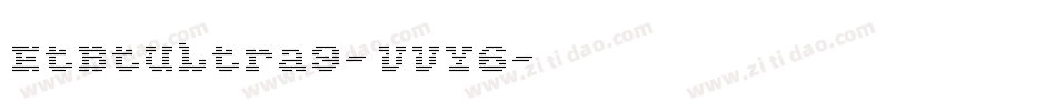 EtBtUltra9-VVY6字体转换
