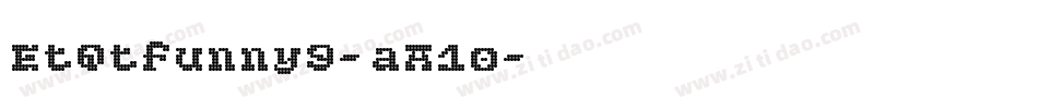 EtQtfunny9-aA1o字体转换