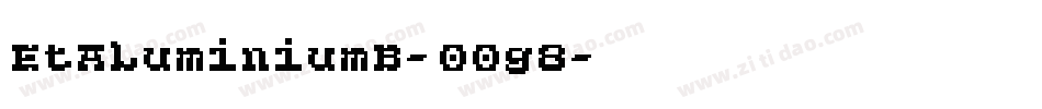 EtAluminiumB-OOg8字体转换