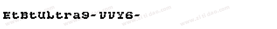 EtBtUltra9-VVY6字体转换