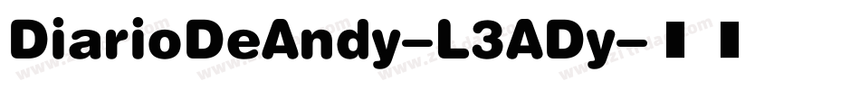 DiarioDeAndy-L3ADy字体转换