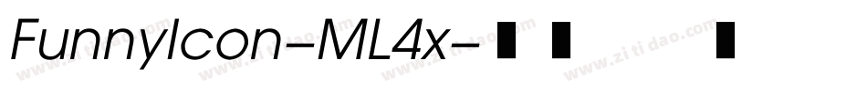 FunnyIcon-ML4x字体转换