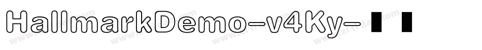 HallmarkDemo-v4Ky字体转换