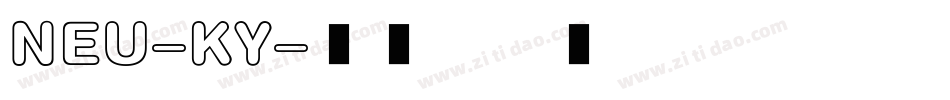 NEU-KY字体转换