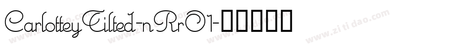 CarlotteyTilted-nRrO1字体转换