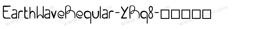 EarthWaveRegular-YRg8字体转换