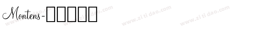 Montens字体转换