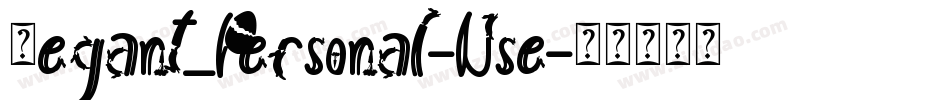 Megant_Personal-Use字体转换