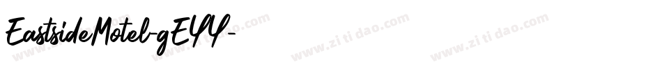 EastsideMotel-gEYY字体转换