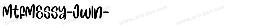 MtfMessy-Jw1n字体转换