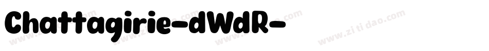 Chattagirie-dWdR字体转换