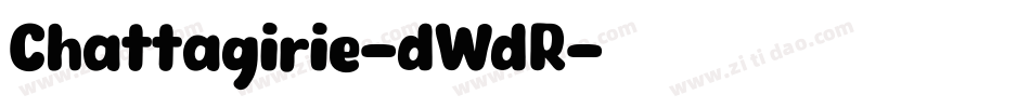 Chattagirie-dWdR字体转换