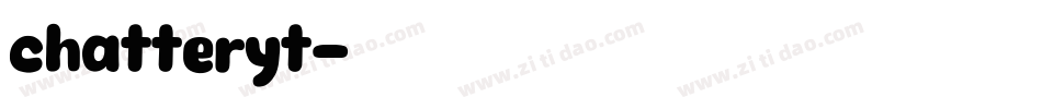 chatteryt字体转换