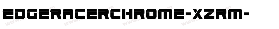 EdgeRacerChrome-xzrm字体转换