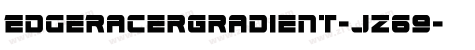 EdgeRacerGradient-jz69字体转换