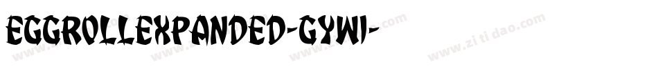 EggRollExpanded-gYw1字体转换
