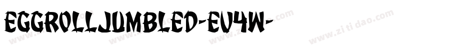 EggRollJumbled-Ev4W字体转换