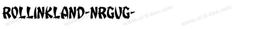 Rollinkland-nRgvg字体转换