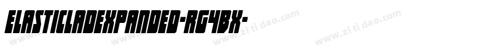 ElasticLadExpanded-rg4Bx字体转换