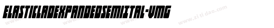ElasticLadExpandedSemiItal-vmgMZ字体转换