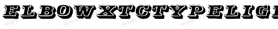 ElbowXtctypeLight-e25B字体转换