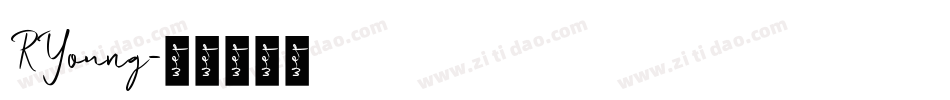 RYoung字体转换