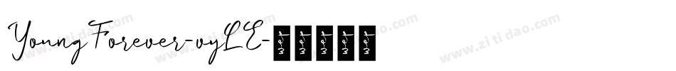 YoungForever-vyLE字体转换