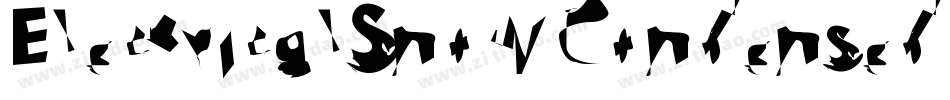 ElectricalSnowCondensedOblique-6w81字体转换