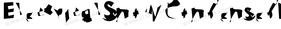 ElectricalSnowCondensedReverseOblique-yr7V字体转换