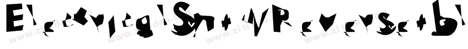 ElectricalSnowReverseoblique-RPnE字体转换