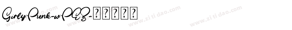 GirlyPunk-wPEZ字体转换
