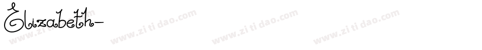 Elizabeth字体转换