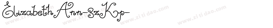 ElizabethAnn-3zKp字体转换