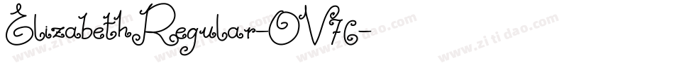 ElizabethRegular-OV76字体转换