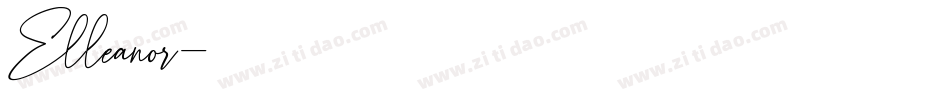 Elleanor字体转换