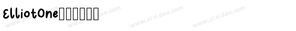 ElliotOne字体转换