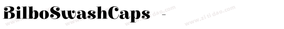 BilboSwashCaps手机版字体转换