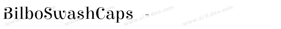 BilboSwashCaps手机版字体转换