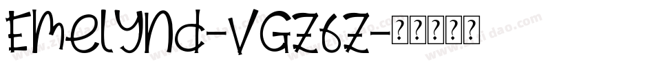 Emelynd-VGz6z字体转换