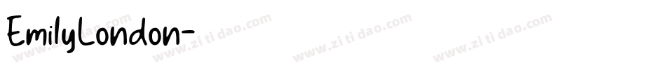 EmilyLondon字体转换