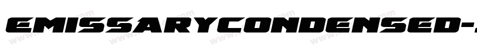 EmissaryCondensed-zzxa字体转换