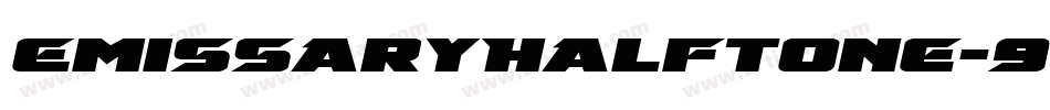 EmissaryHalftone-9DvZ字体转换