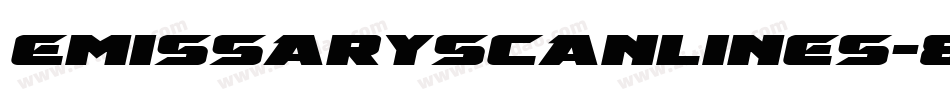 EmissaryScanlines-8pdZ字体转换