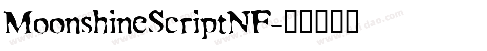MoonshineScriptNF字体转换
