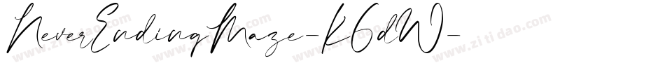 NeverEndingMaze-K6dW字体转换