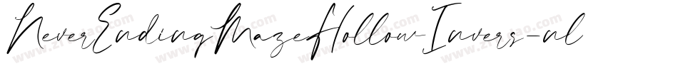 NeverEndingMazeHollowInvers-nlvY字体转换