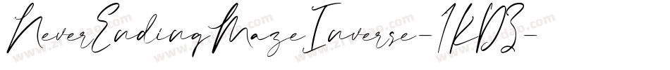 NeverEndingMazeInverse-1KDZ字体转换