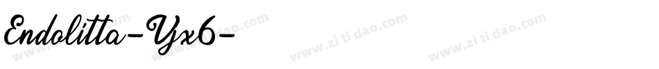 Endolitta-Vjx6字体转换